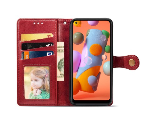 Кожаный чехол книжка GETMAN Gallant (PU) для Samsung Galaxy A11 (00000035717_3)