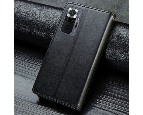 Кожаный чехол книжка GETMAN Gallant (PU) для Xiaomi Redmi Note 10 Pro / 10 Pro Max (00000043341_5)
