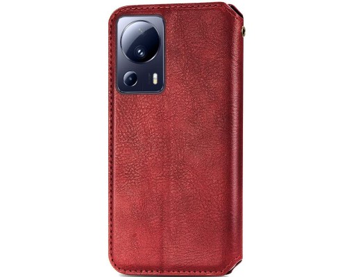 Кожаный чехол книжка GETMAN Cubic (PU) для Xiaomi 13 Lite (00000063956_3)