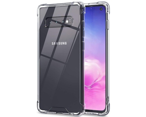 TPU чехол GETMAN Ease logo усиленные углы для Samsung Galaxy S10+ (00000066546_1)