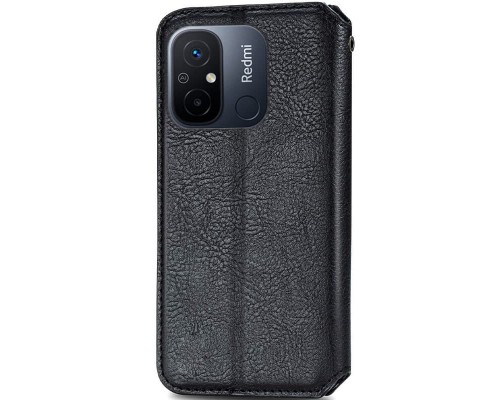 Кожаный чехол книжка GETMAN Cubic (PU) для Xiaomi Redmi 12C (00000063409_6)
