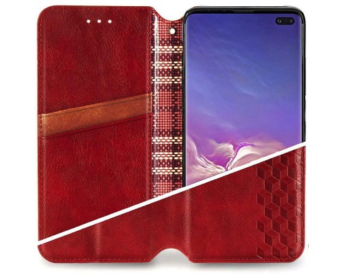 Кожаный чехол книжка GETMAN Cubic (PU) для Xiaomi Redmi Note 10 / Note 10s (00000043331_3)