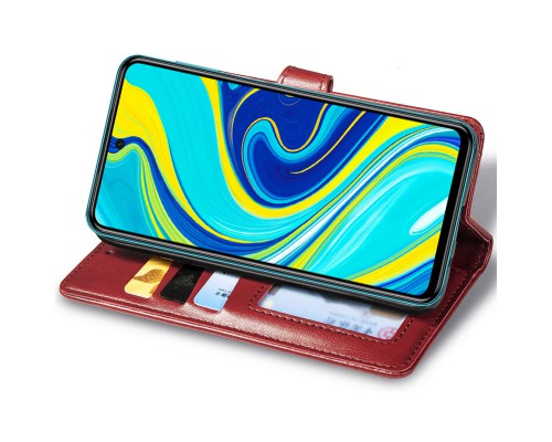 Кожаный чехол книжка GETMAN Gallant (PU) для Xiaomi Redmi Note 9s / Note 9 Pro / Note 9 Pro Max (00000035723_3)