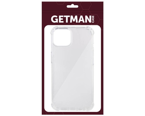 TPU чехол GETMAN Ease logo усиленные углы для Apple iPhone 15 (6.1