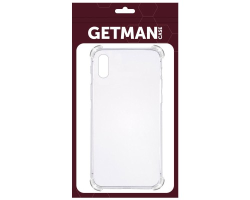 TPU чехол GETMAN Ease logo усиленные углы для Apple iPhone XS Max (6.5