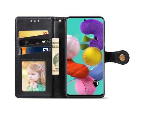 Кожаный чехол книжка GETMAN Gallant (PU) для Samsung Galaxy A51 (00000035721_5)