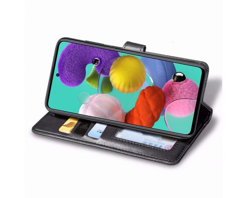 Кожаный чехол книжка GETMAN Gallant (PU) для Samsung Galaxy A51 (00000035721_5)