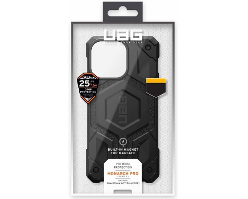 Ударопрочный чехол UAG Monarch Pro with MagSafe Leather для Apple iPhone 15 Plus / 14 Plus (6.7