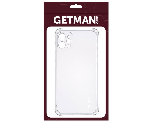 TPU чехол GETMAN Ease logo усиленные углы для Apple iPhone 13 Pro (6.1