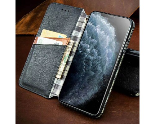 Кожаный чехол книжка GETMAN Cubic (PU) для Xiaomi Redmi Note 9 / Redmi 10X (00000036702_1)