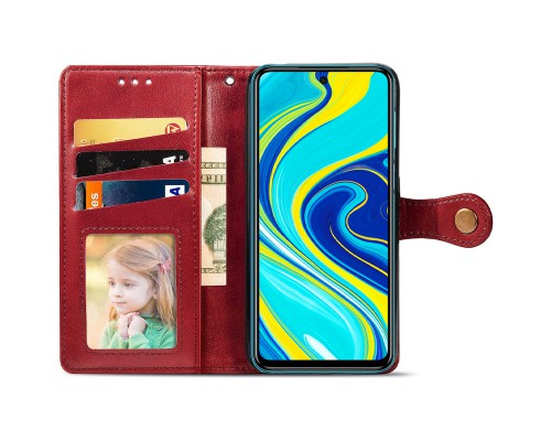 Кожаный чехол книжка GETMAN Gallant (PU) для Xiaomi Redmi Note 9s / Note 9 Pro / Note 9 Pro Max (00000035723_3)