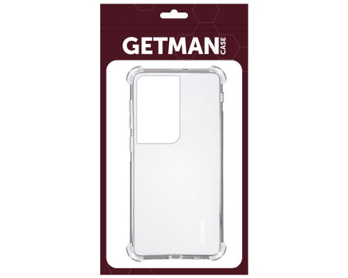 TPU чехол GETMAN Ease logo усиленные углы для Samsung Galaxy S21 Ultra (00000042300_1)