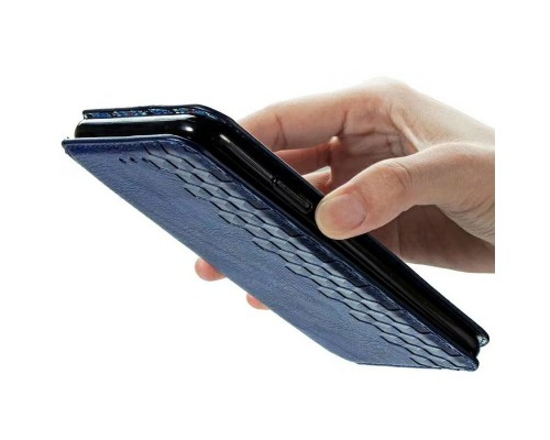Кожаный чехол книжка GETMAN Cubic (PU) для Xiaomi Redmi Note 9 / Redmi 10X (00000036702_3)