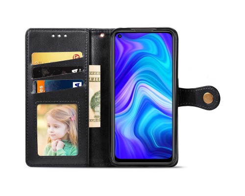Кожаный чехол книжка GETMAN Gallant (PU) для Xiaomi Redmi Note 9 / Redmi 10X (00000036699_5)