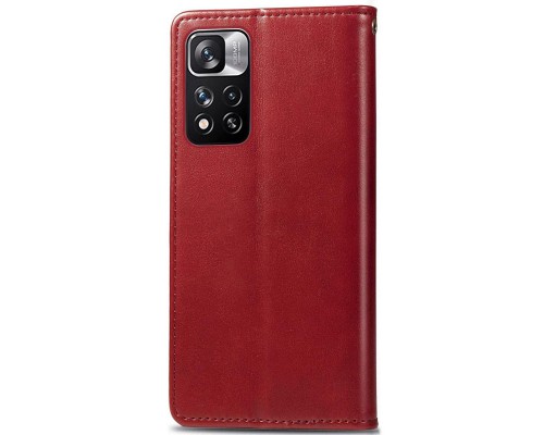 Кожаный чехол книжка GETMAN Gallant (PU) для Xiaomi Redmi Note 11 Pro (Global) / Note 11 Pro 5G (00000054588_3)
