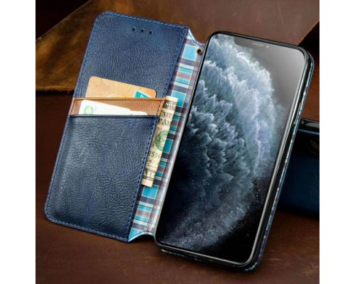 Кожаный чехол книжка GETMAN Cubic (PU) для Xiaomi Redmi Note 9 / Redmi 10X (00000036702_3)