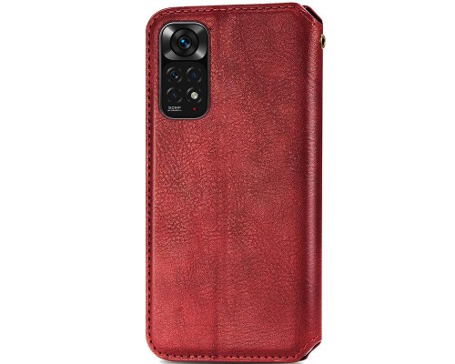 Кожаный чехол книжка GETMAN Cubic (PU) для Xiaomi Redmi Note 11 Pro (Global) / Note 11 Pro 5G (00000055492_3)
