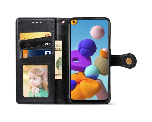 Кожаный чехол книжка GETMAN Gallant (PU) для Samsung Galaxy A21s (00000036701_5)