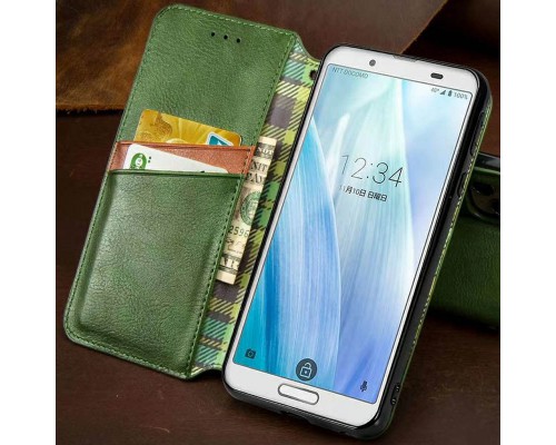 Кожаный чехол книжка GETMAN Cubic (PU) для Xiaomi Redmi Note 9 / Redmi 10X (00000036702_2)