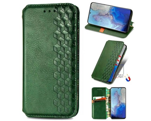 Кожаный чехол книжка GETMAN Cubic (PU) для Xiaomi Redmi Note 9 / Redmi 10X (00000036702_2)