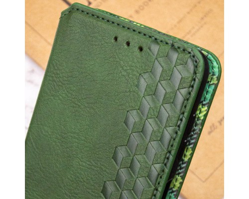 Кожаный чехол книжка GETMAN Cubic (PU) для Xiaomi Poco F5 Pro (00000064838_1)