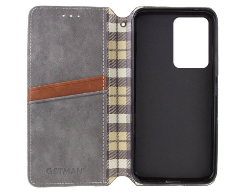 Кожаный чехол книжка GETMAN Cubic (PU) для Xiaomi Poco F5 Pro (00000064838_4)
