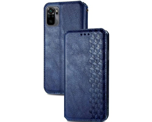 Кожаный чехол книжка GETMAN Cubic (PU) для Xiaomi Redmi Note 10 / Note 10s (00000043331_5)