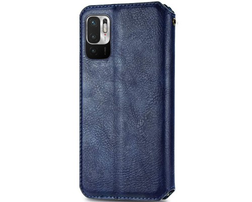 Кожаный чехол книжка GETMAN Cubic (PU) для Xiaomi Redmi Note 10 5G / Poco M3 Pro (00000048626_5)