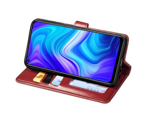 Кожаный чехол книжка GETMAN Gallant (PU) для Xiaomi Redmi Note 9 / Redmi 10X (00000036699_3)