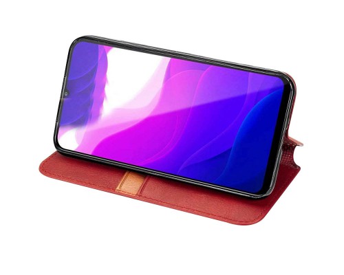 Кожаный чехол книжка GETMAN Cubic (PU) для Xiaomi Redmi Note 9s / Note 9 Pro / Note 9 Pro Max (00000037900_3)