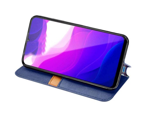 Кожаный чехол книжка GETMAN Cubic (PU) для Xiaomi Redmi Note 9s / Note 9 Pro / Note 9 Pro Max (00000037900_5)