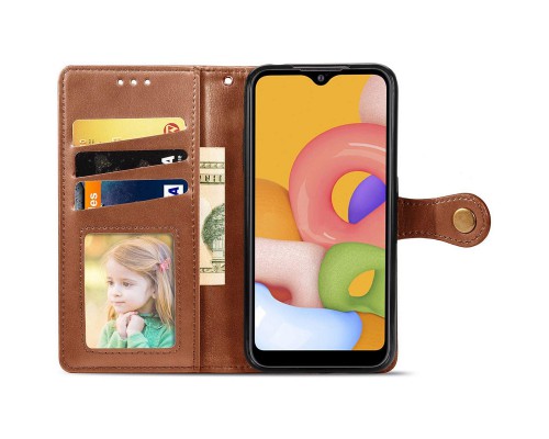 Кожаный чехол книжка GETMAN Gallant (PU) для Oppo A78 4G (00000066219_2)