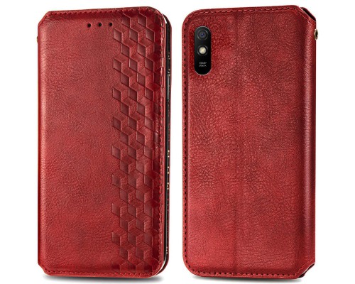 Кожаный чехол книжка GETMAN Cubic (PU) для Xiaomi Redmi 9A (00000038005_3)