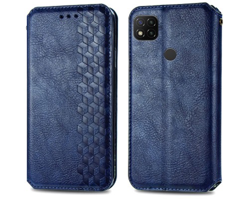 Кожаный чехол книжка GETMAN Cubic (PU) для Xiaomi Redmi 9C (00000038008_5)