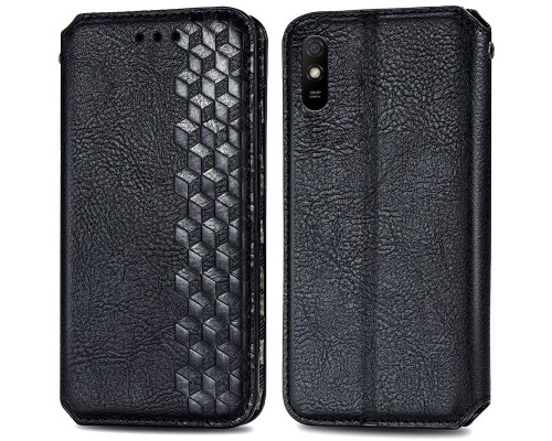 Кожаный чехол книжка GETMAN Cubic (PU) для Xiaomi Redmi 9A (00000038005_6)