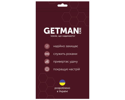 TPU чехол GETMAN Ease logo усиленные углы для Apple iPhone X / XS (5.8