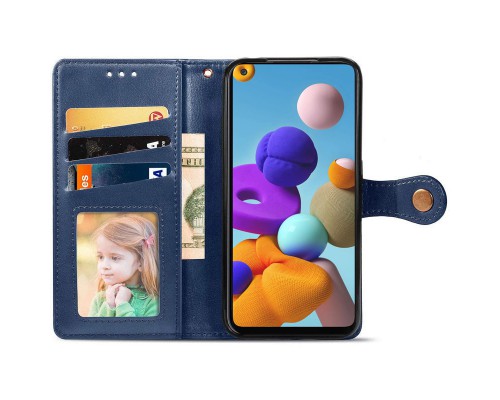 Кожаный чехол книжка GETMAN Gallant (PU) для Samsung Galaxy A21s (00000036701_4)