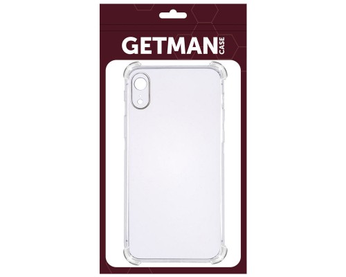 TPU чехол GETMAN Ease logo усиленные углы для Apple iPhone XR (6.1