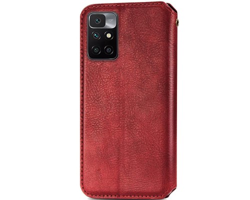 Кожаный чехол книжка GETMAN Cubic (PU) для Xiaomi Redmi 10 (00000050447_3)
