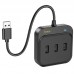 Переходник HUB Hoco HB35 Easy link 4-in-1 Gigabit Ethernet Adapter (USB to USB3.0*3+RJ45) (L=0.2M) (00000066082_1)