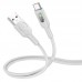Дата кабель Hoco U120 Transparent explore intelligent power-off USB to Type-C 5A (1.2m) (00000066084_1)