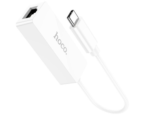 Переходник Hoco UA22 Acquire Type-C ethernet adapter (100 Mbps) (00000066085_1)