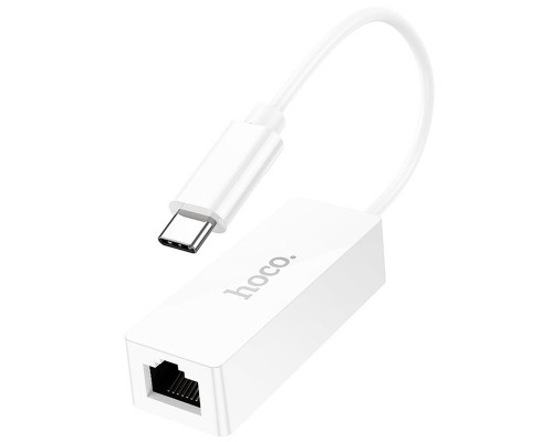 Переходник Hoco UA22 Acquire Type-C ethernet adapter (100 Mbps) (00000066085_1)