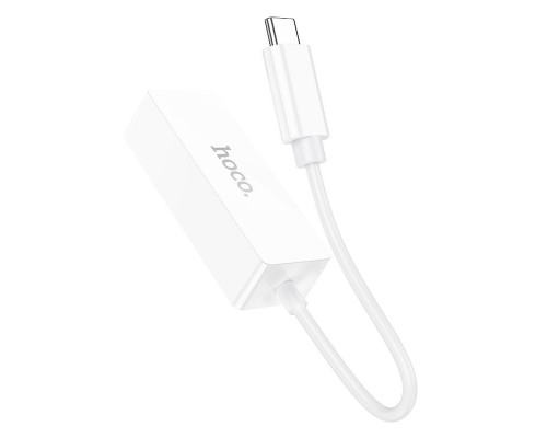 Переходник Hoco UA22 Acquire Type-C ethernet adapter (100 Mbps) (00000066085_1)