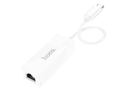 Переходник Hoco UA22 Acquire Type-C ethernet adapter (100 Mbps) (00000066085_1)
