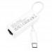 Переходник Hoco UA22 Acquire Type-C ethernet adapter (100 Mbps) (00000066085_1)
