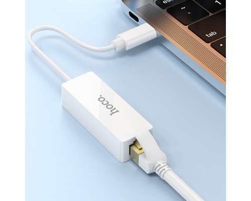 Переходник Hoco UA22 Acquire Type-C ethernet adapter (100 Mbps) (00000066085_1)
