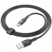Дата кабель Hoco U120 Transparent explore intelligent power-off USB to Type-C 5A (1.2m) (00000066084_2)