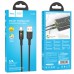 Дата кабель Hoco U120 Transparent explore intelligent power-off USB to Type-C 5A (1.2m) (00000066084_2)