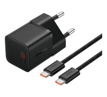 СЗУ Baseus GaN5 Fast Charger (mini) 1C 20W + Type-C to Type-C (P10110900113) (00000074727_1)